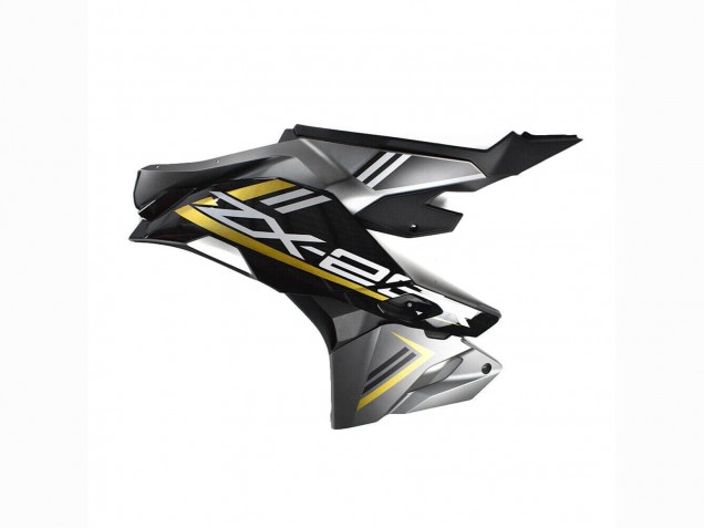Kawasaki ZX25R ZX-25R Motorrad Verkleidung 2019-2025 - Grau Gold Glanzendes Schwarz