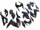 Kawasaki Z250/Z300 Motorrad Verkleidung 2015-2016 - Glanzendes Schwarz Rot Silber