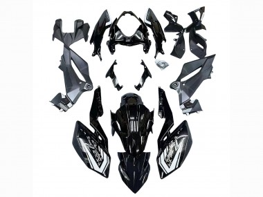 Kawasaki Z400 Motorrad Verkleidung 2018-2024 - Glanzendes Schwarz