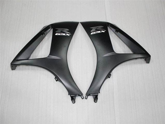 Suzuki GSXR 1000 Motorrad Verkleidung 2007-2008 - Glanzendes Schwarz Matt Schwarz Weiss