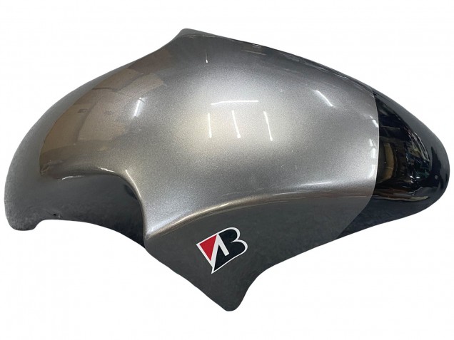 Kawasaki ZXR250 Motorrad Verkleidung 1989-1990 - Glanzendes Schwarz Grau Elf Touch4 Bridgestone