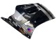 Kawasaki ZXR250 Motorrad Verkleidung 1989-1990 - Glanzendes Schwarz Grau Elf Touch4 Bridgestone