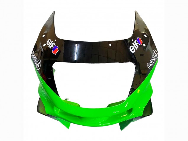 Kawasaki ZZR600 Motorrad Verkleidung 1998-2003 - Grun Schwarz Monster Elf