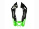 Kawasaki ZZR600 Motorrad Verkleidung 1998-2003 - Grun Glanzendes Schwarz Blau Monster Elf Touch4 Bridgestone