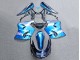 Kawasaki ZZR1100 Motorrad Verkleidung 1993-2003 - Glanzendes Blau Grau