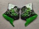 Kawasaki ZZR1100 Motorrad Verkleidung 1993-2003 - Glanzendes Schwarz Grun Flamme