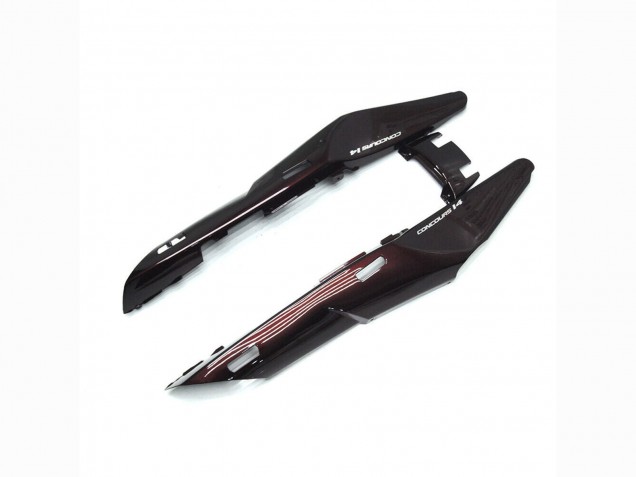 Kawasaki GTR1400/ZG1400 Motorrad Verkleidung 2007-2009 - Kastanienbraun Rot Schwarz