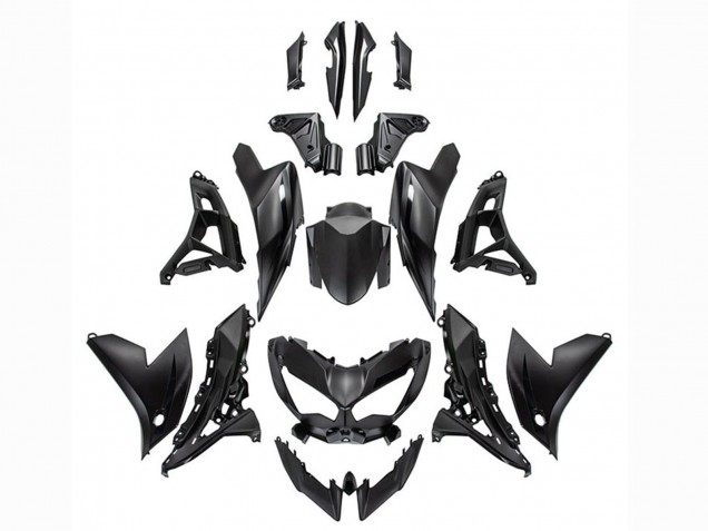 Kawasaki Versys 650 Motorrad Verkleidung 2021-2024 - Matt Schwarz