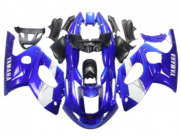 Yamaha YZF600R Thundercat Motorrad Verkleidung 1996-2007 - Blau Weiss Silber
