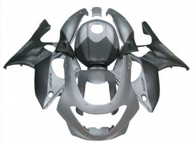 Yamaha YZF600R Thundercat Motorrad Verkleidung 1996-2007 - Matt Schwarz Grau