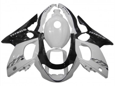 Yamaha YZF600R Thundercat Motorrad Verkleidung 1996-2007 - Weiss Schwarz