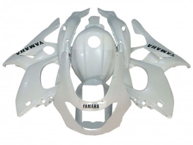 Yamaha YZF600R Thundercat Motorrad Verkleidung 1996-2007 - Glanzendes Weiss
