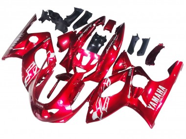 Yamaha YZF600R Thundercat Motorrad Verkleidung 1996-2007 - Rot Weiss Thunderace