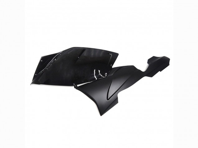 BMW K1200S Motorrad Verkleidung 2005-2010 - Glanzendes Schwarz Matt Schwarz