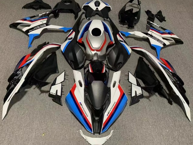 BMW S1000RR Motorrad Verkleidung 2023-2024 - Weiss Schwarz Rot Blau
