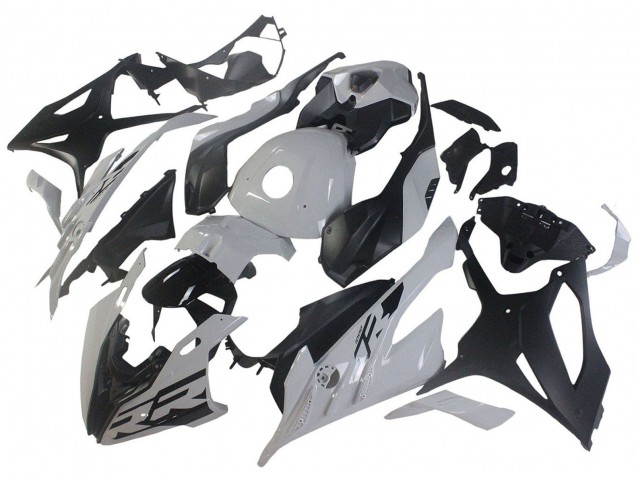 BMW S1000RR Motorrad Verkleidung 2023-2024 - Nardo Grau Matt Schwarz