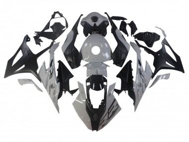 BMW S1000RR Motorrad Verkleidung 2023-2024 - Nardo Grau Matt Schwarz