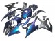 BMW S1000RR Motorrad Verkleidung 2019-2022 - Gradient Blau Lila Geschmiedet Carbonfaser