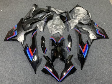 BMW S1000RR Motorrad Verkleidung 2019-2022 - Schwarz Blau Rot