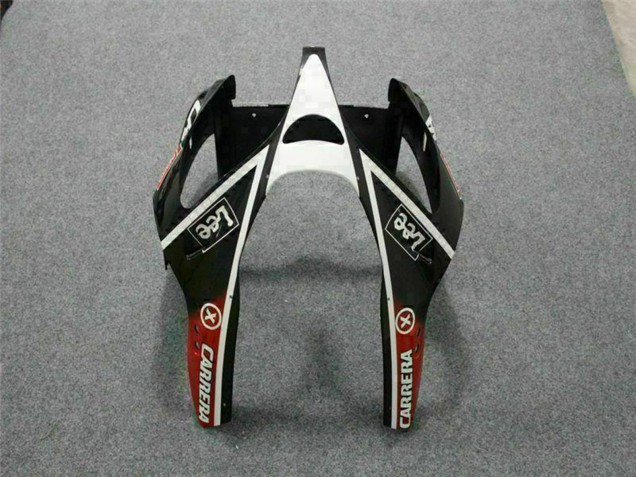 Kawasaki ZX6R Motorrad Verkleidung 2000-2002 - Weiss Rot Gelb Grun Glanzendes Schwarz Stern EuroBet