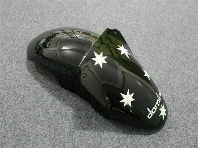Kawasaki ZX6R Motorrad Verkleidung 2000-2002 - Weiss Rot Gelb Grun Glanzendes Schwarz Stern EuroBet