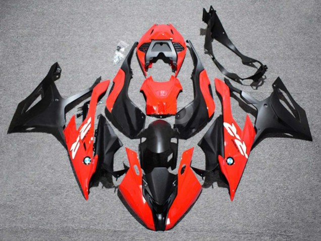BMW S1000RR Motorrad Verkleidung 2019-2022 - Rot Schwarz