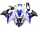 BMW S1000RR Motorrad Verkleidung 2017-2018 - Weiss Blau Rot Glanzendes Schwarz