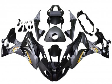 BMW S1000RR Motorrad Verkleidung 2015-2016 - Matt Schwarz Hai