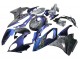 BMW S1000RR Motorrad Verkleidung 2015-2016 - Gradient Lila Blau Geschmiedet Carbonfaser