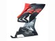 BMW S1000RR Motorrad Verkleidung 2015-2016 - Matt Schwarz Rot