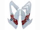 BMW S1000RR Motorrad Verkleidung 2015-2016 - Weiss Schwarz Carbonfaser