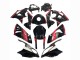 BMW S1000RR Motorrad Verkleidung 2009-2014 - Rot Glanzendes Schwarz