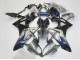 BMW S1000RR Motorrad Verkleidung 2009-2014 - Silber Blau Glanzendes Schwarz