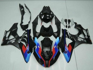 BMW S1000RR Motorrad Verkleidung 2009-2014 - Blau Rot Matt Schwarz Castrol