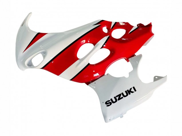 Suzuki GSX600F/GSX750F Motorrad Verkleidung 2004-2006 - Weiss Rot