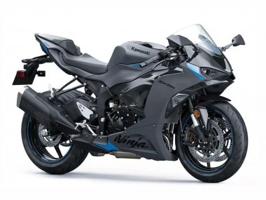 Kawasaki ZX6R Motorrad Verkleidung 2023-2026 - Grau Ninja