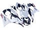 Kawasaki ZX6R Motorrad Verkleidung 2023-2026 - Perl Weiss Schwarz Rot