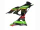 Kawasaki ZX6R Motorrad Verkleidung 2023-2026 - Grun Schwarz Rot Gelb Dunlop