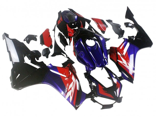 Honda CBR1000RR Motorrad Verkleidung 2017-2023 - Rot Blau Glanzendes Schwarz