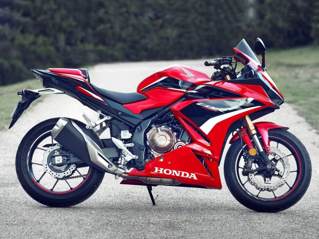Honda CBR500R Motorrad Verkleidung 2022-2023 - Rot Weiss Schwarz