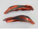 Honda CBR600RR Motorrad Verkleidung Kit 2007-2008 - Orange Matt Schwarz
