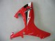 Suzuki GSXR 600 / GSXR 750 Motorrad Verkleidung 2006-2007 - Weiss Rot Glanzendes Schwarz