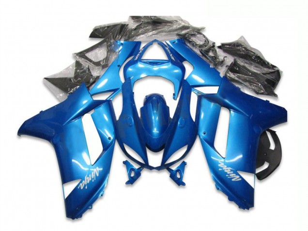 Kawasaki ZX6R Motorrad Verkleidung 2007-2008 - Blau