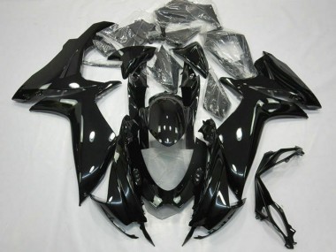 Suzuki GSXR 600 / GSXR 750 Motorrad Verkleidung 2011-2024 - Glanzendes Schwarz