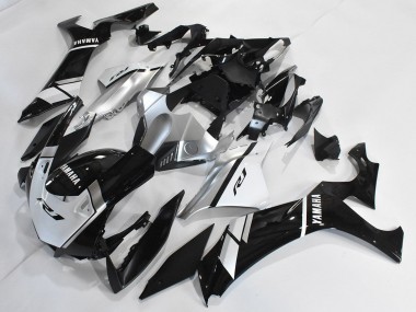 Yamaha YZF 1000 R1 Motorrad Verkleidung 2020-2025 - Silber Weiss Glanzendes Schwarz