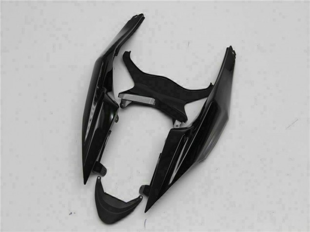 Kawasaki ZX6R Motorrad Verkleidung 2009-2012 - Glanzendes Schwarz Weiss