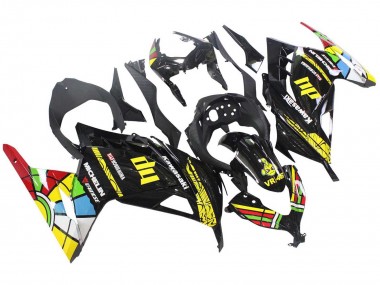 Kawasaki EX300 Motorrad Verkleidung 2013-2017 - Glanzendes Schwarz Gelb Rot Grun Blau Weiss