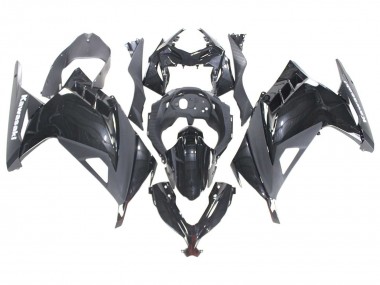Kawasaki EX300 Motorrad Verkleidung 2013-2017 - Glanzendes Schwarz