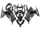 Kawasaki EX300 Motorrad Verkleidung 2013-2017 - Glanzendes Schwarz Matt Schwarz Grun