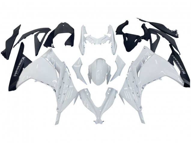 Kawasaki EX300 Motorrad Verkleidung 2013-2017 - Weiss Schwarz